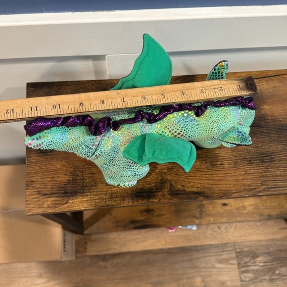 Beanie Boo Cinder dragon TY purple green - Picture 9 of 9